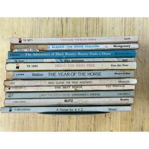 Lot of 11 Horse Young Adult Novels Paperback Vintage